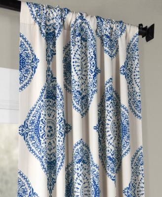 Henna Emblem Room Darkening Curtain