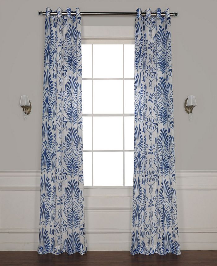 Exclusive Fabrics & Furnishings Xenia Grommet Printed Sheer 50" x 96