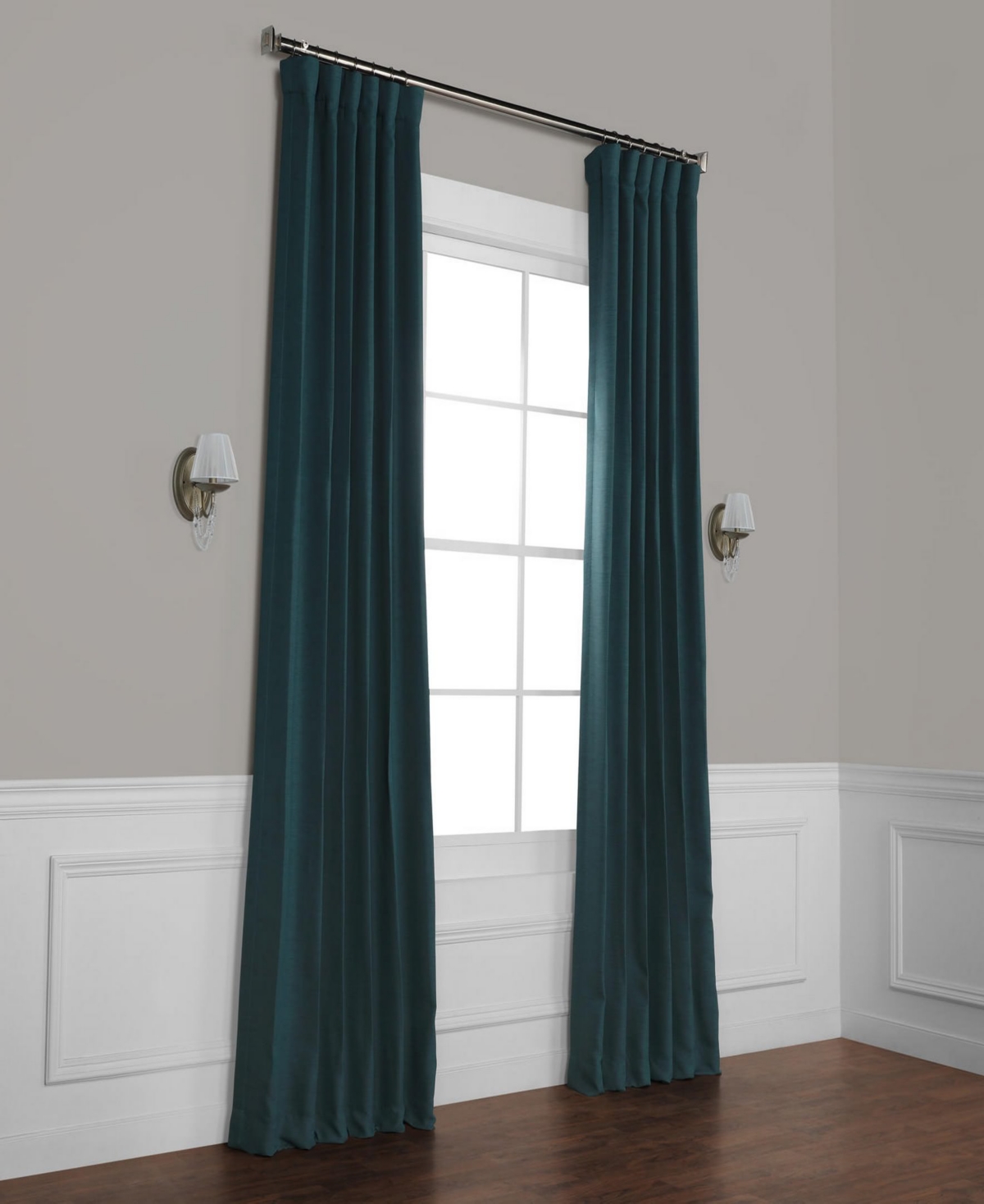 Half Price Drapes Textured Bellino Room Darkening Curtain