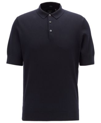 hugo boss knitted polo