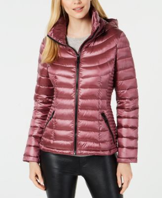 calvin klein plus size hooded packable down puffer coat