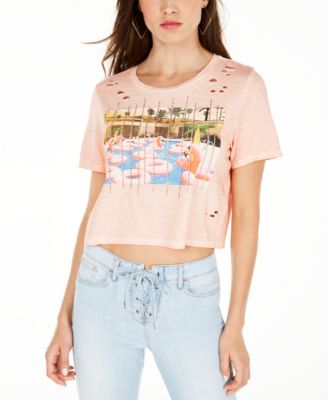 cropped guess shirt