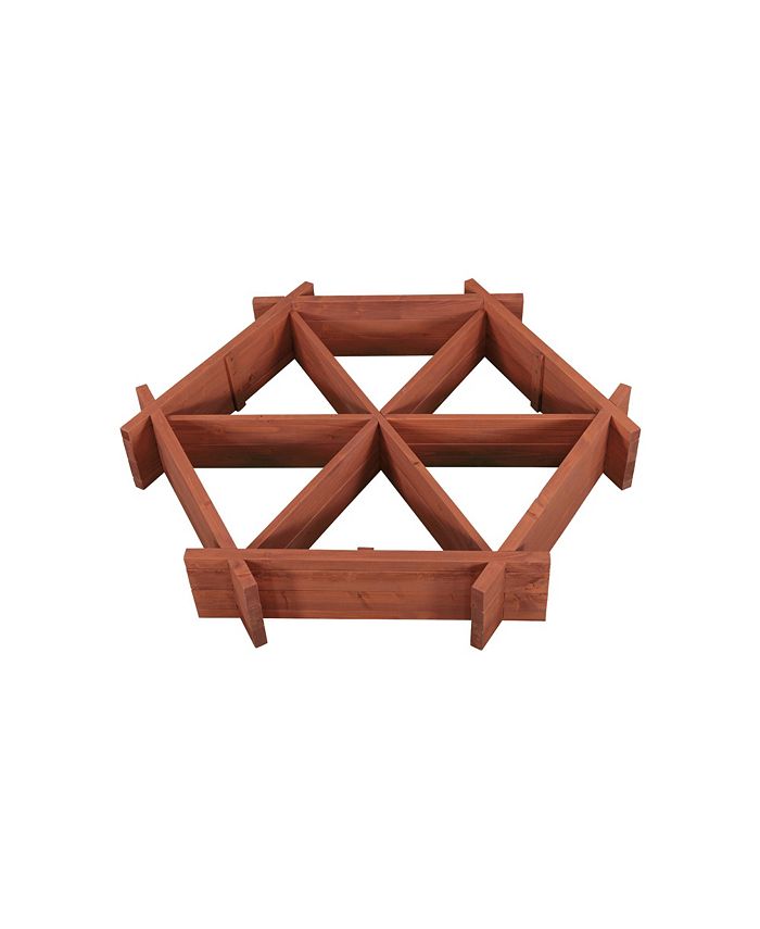 Leisure Season Hexagonal Raised Garden Bed Macy's