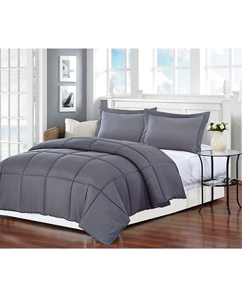 Ac Pacific Polyester Medium Warmth Down Alternative Queen