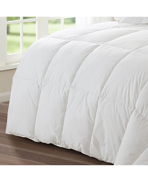 Ac Pacific Luxury Goose Down Medium Warmth Comforter, Queen & Reviews Quilts & Bedspreads