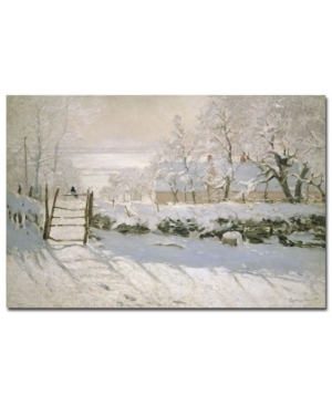 Trademark Global Claude Monet 'the Magpie, 1869' Canvas Art In Multi