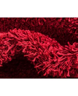 Solid Shag SS1 8' x 10' Area Rug