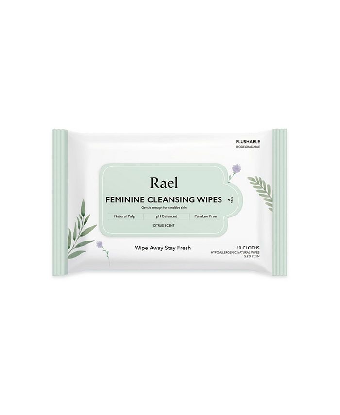 Rael Natural Flushable Feminine Wipes Macy's