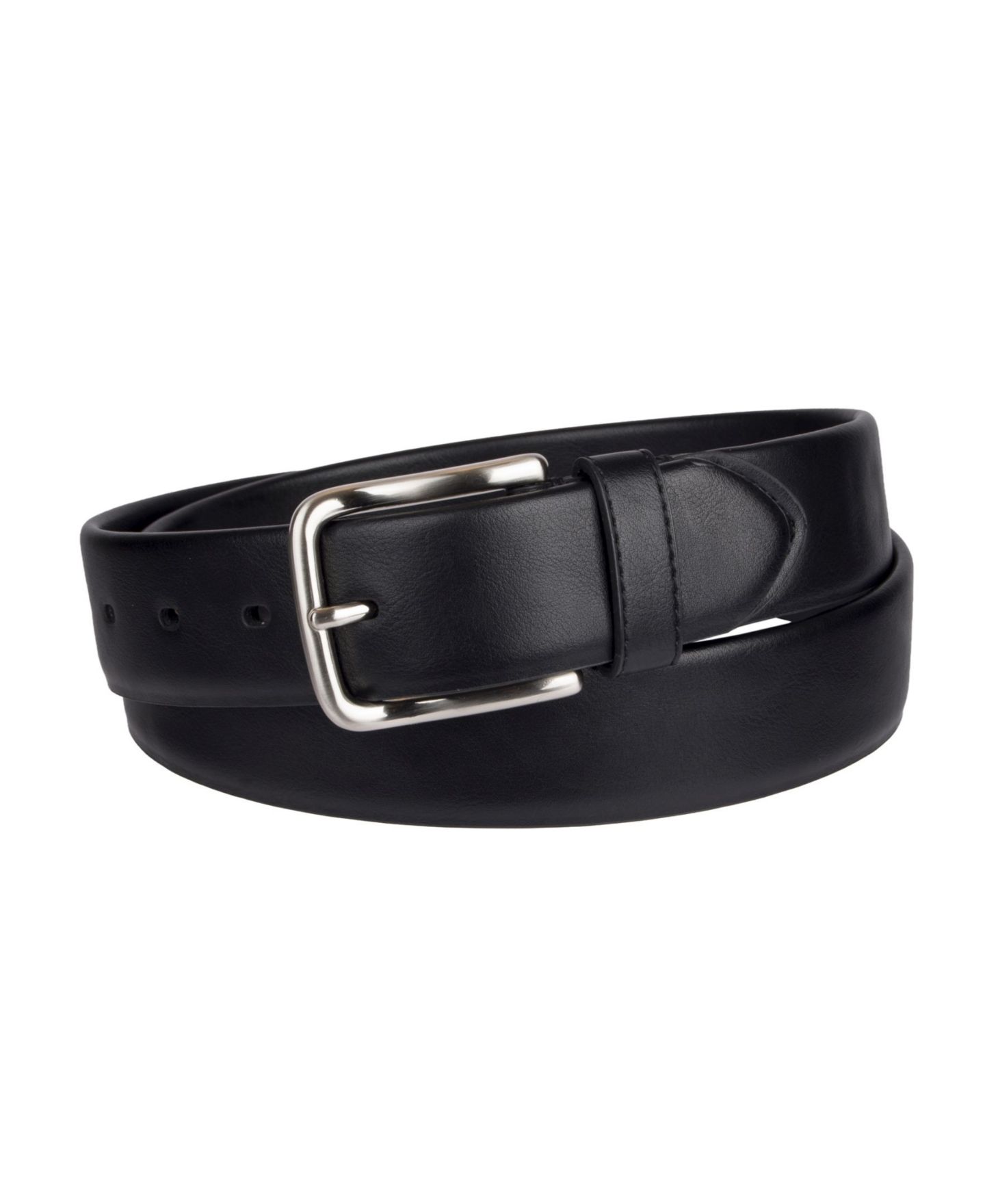 Мужской ремень Dockers Stretch Casual Belt, цвет: Чёрный — фото 1