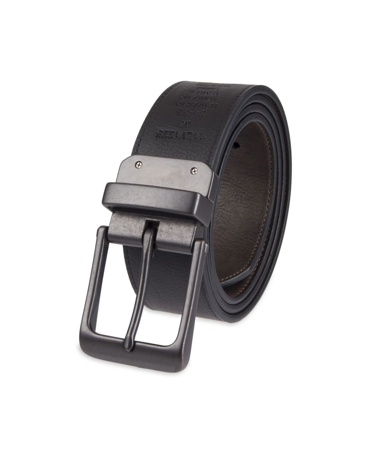 Мужской ремень Levi's Reversible Casual Belt, цвет: Коричневый / Чёрный — фото 3
