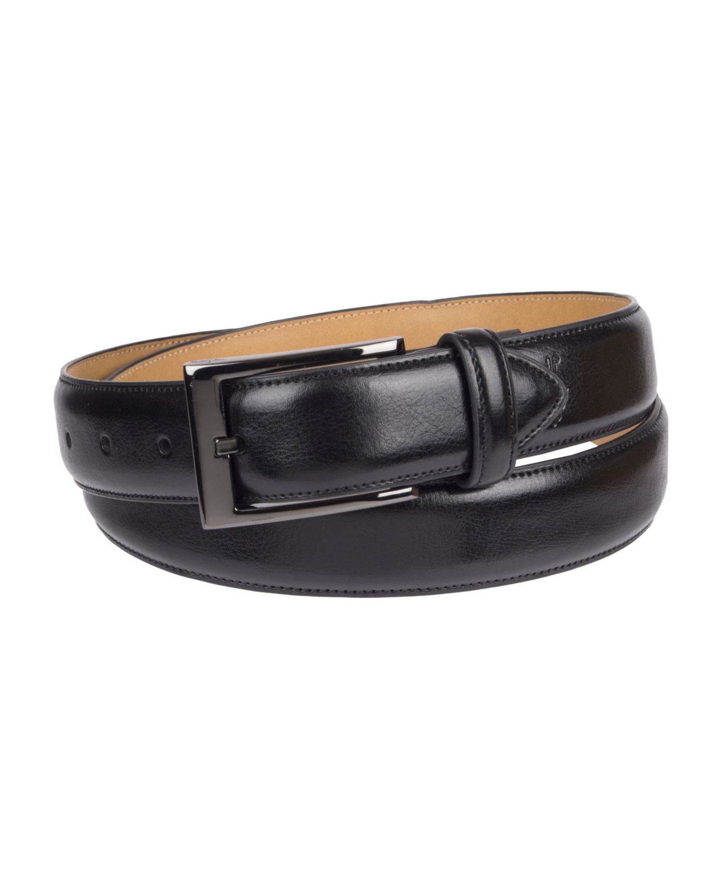 Мужской ремень Dockers Refined Casual Belt, цвет: Чёрный — фото 1