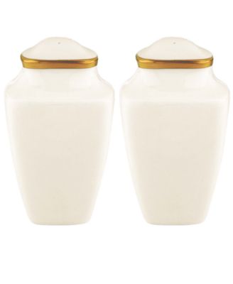 Lenox - "Eternal" Square Salt and Pepper Shakers, 3 3/4"