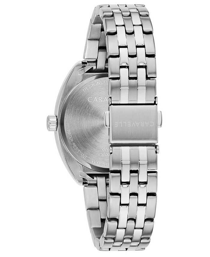 Caravelle Women's Stainless Steel Bracelet Watch 33mm - Macy's