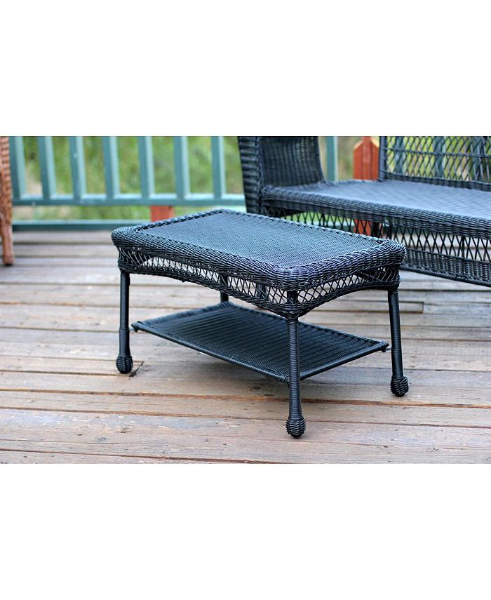 Jeco Wicker Patio Furniture Coffee Table Macy's