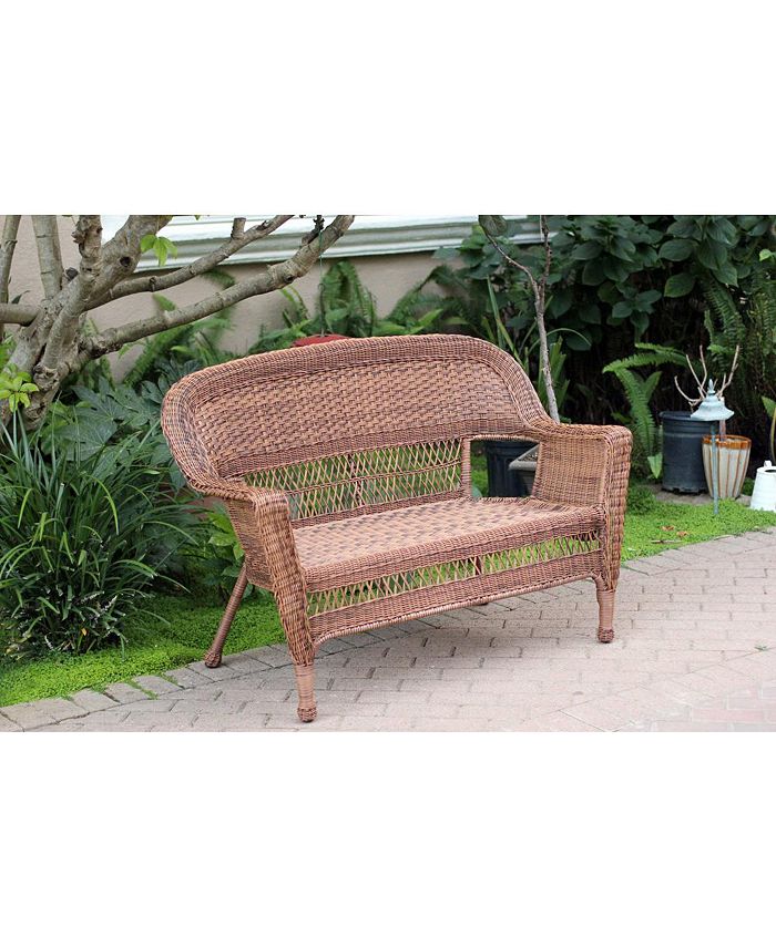 Jeco Wicker Patio Love Seat OVERMAX Macy's