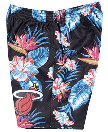 Mitchell Ness Miami Heat NBA Men s Floral Swingman Shorts Macy s