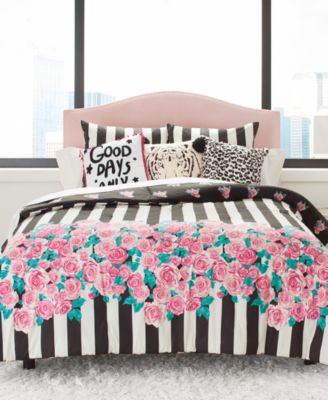 Betsey Johnson Romantic Roses Comforter Set, King - Macy's