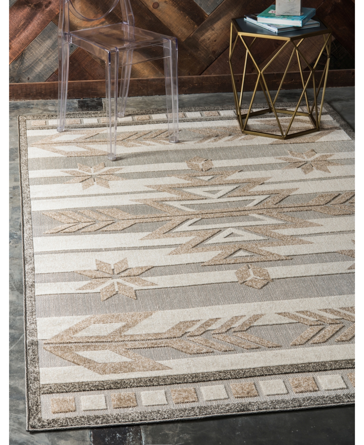 Bayshore Home Outdoor Pashio Pas2 Area Rug