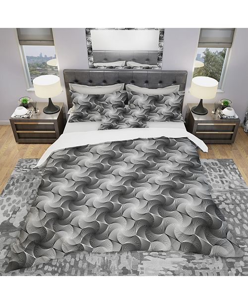 Design Art Designart Monochrome Hexagon Geometric Pattern Modern