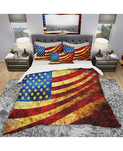 Design Art Designart God Bless America Flag Modern And