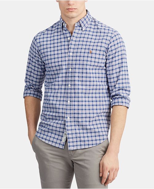 Polo Ralph Lauren Men S Classic Fit Oxford Button Down Shirt
