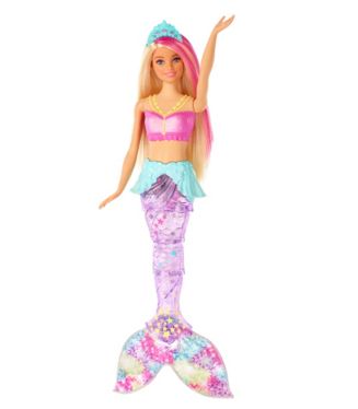 Barbie Dreamtopia Sparkle Lights Mermaid - Macy's