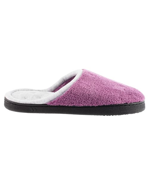 isotoner women's microterry clog