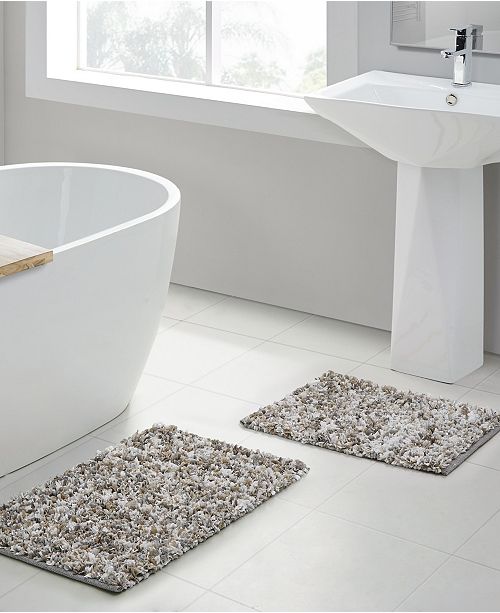 Vcny Home Di Shag 2 Pc Bath Rug Set Reviews Bath Rugs Bath Mats Bed Bath Macy S