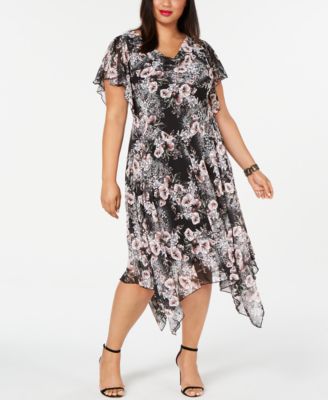plus size handkerchief dress
