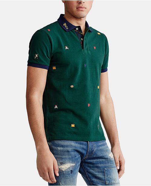 Polo Ralph Lauren Men S Custom Fit Mesh Polo Shirt Reviews Polos Men Macy S