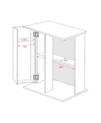 Locking Media Storage Cabinet