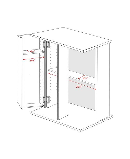 Prepac Locking Media Storage Cabinet Reviews Furniture Macy S