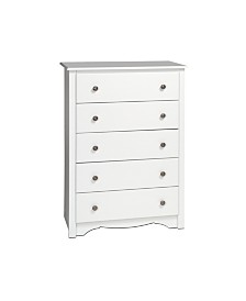 Prepac Monterey Tall 6 Drawer Chest Reviews Furniture Macy S