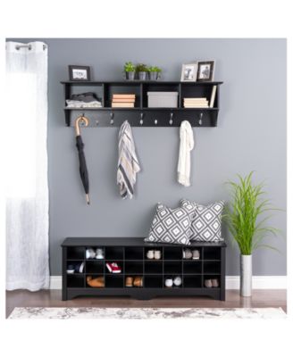 60" Wide Hanging Entryway Shelf