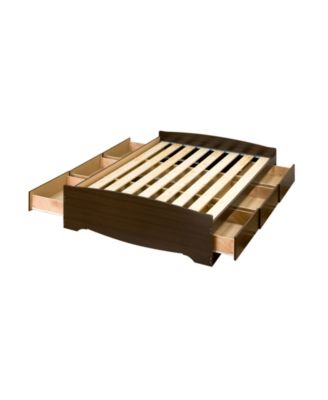 Prepac Full Mate's Platform Storage Bed with 6 Drawers