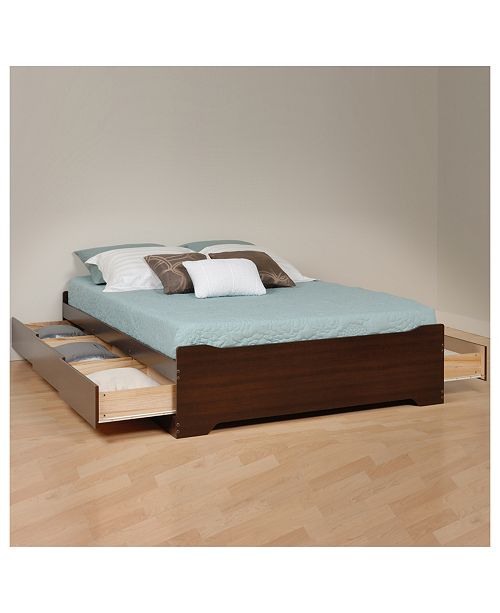 Prepac Coal Harbor Queen Mate S Platform Storage Bed With 6
