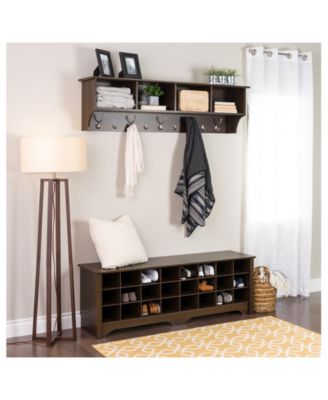 60" Wide Hanging Entryway Shelf