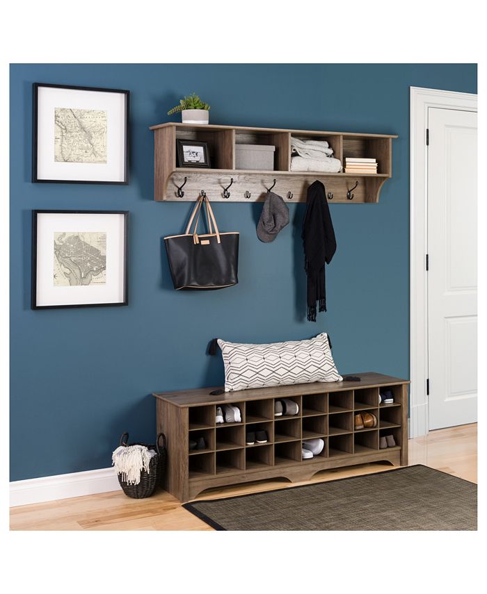 Prepac 24 Pair Shoe Storage Cubby Bench Macy's