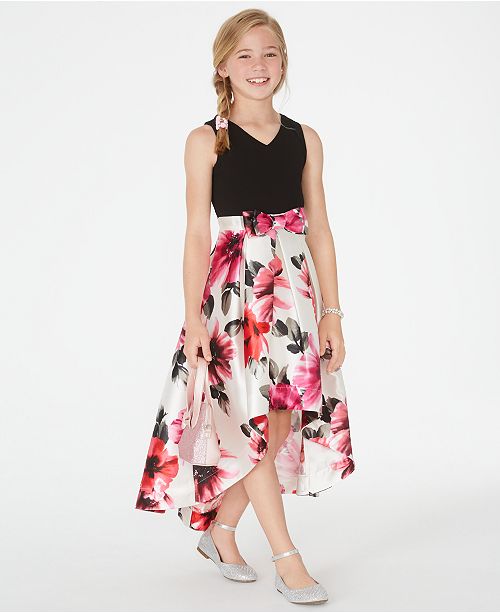 Speechless Big Girls Floral Print High Low Dress Reviews All