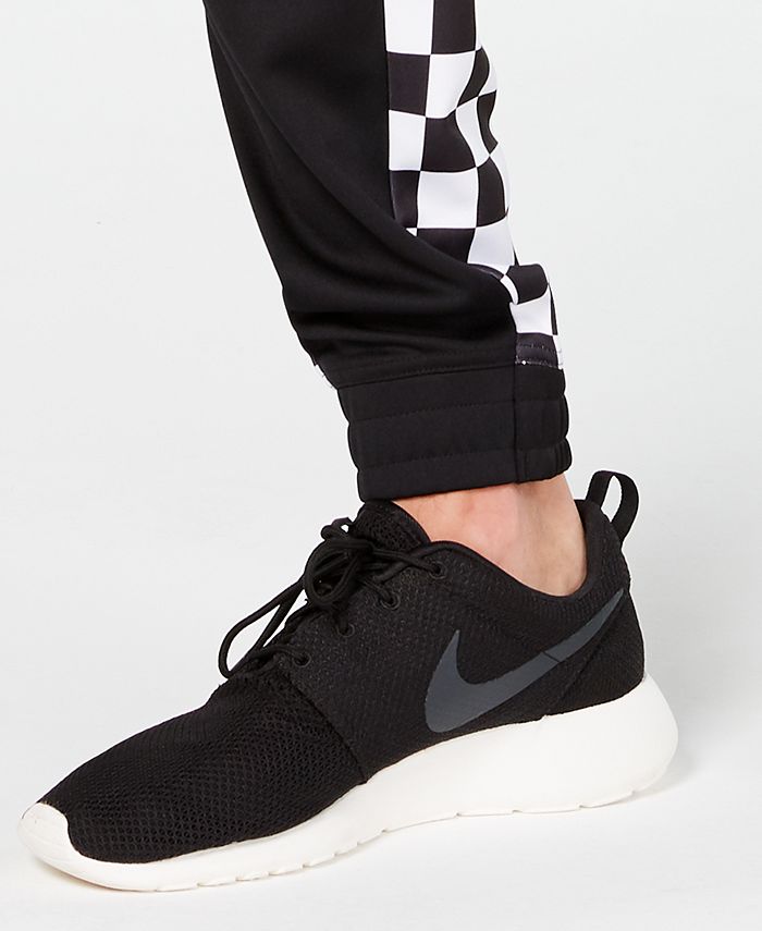checkerboard joggers