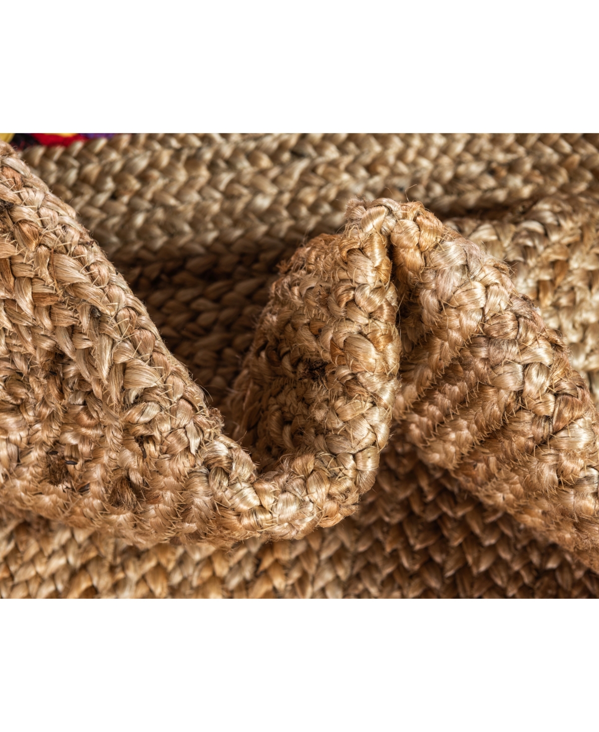 Bayshore Home Chindi Border Chb2Area Rug - Natural