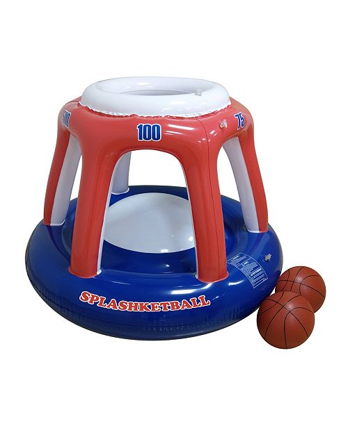 Rhinomaster Play Pump Up Splashketball Inflating Basketball Pool