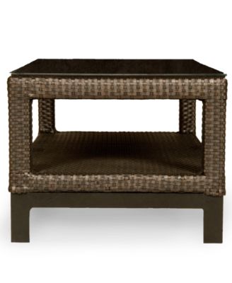 Furniture - Belize Wicker Outdoor End Table