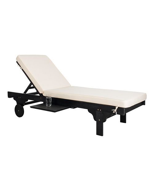 Safavieh Newport Chaise Lounge Chair With Side Table & Reviews
