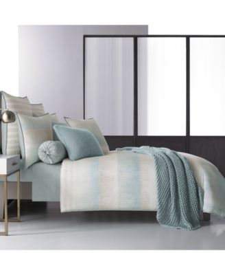 Oscar Oliver Vince Duvet Covers Bedding In Aqua