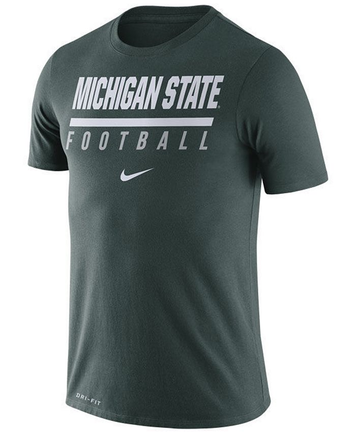 Nike Men's Michigan State Spartans Icon Wordmark T-Shirt - Macy's