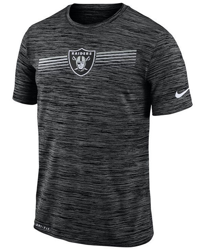 Nike Men's Oakland Raiders Legend Velocity T-Shirt - Macy's