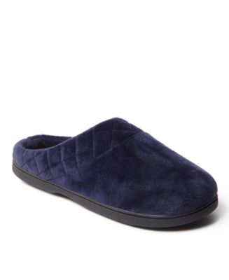Dearfoams Women's Darcy Velour Clog With Quilted Cuff Slippers - Macy's