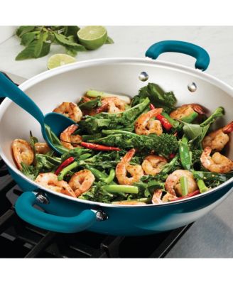 Create Delicious Aluminum Nonstick 14.25" Wok