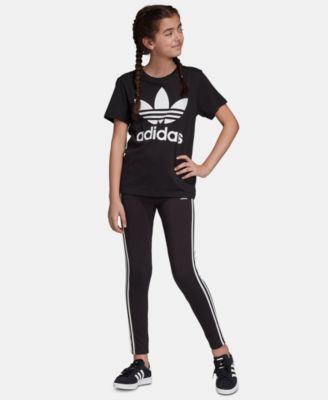 girl in adidas leggings